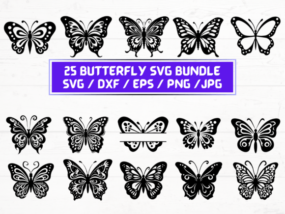 25 Butterfly SVG: Creative Freedom, Instantly Delivered
