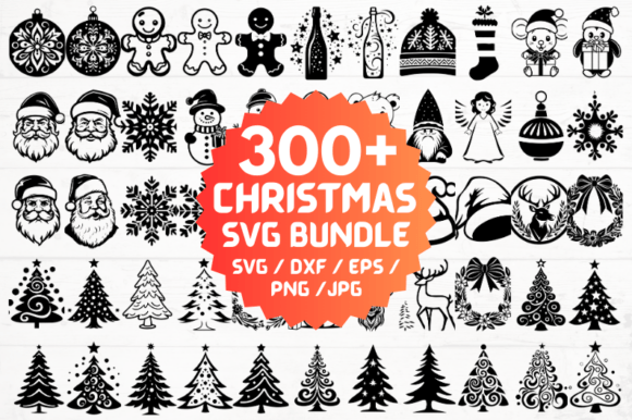 300 Christmas SVG Bundle