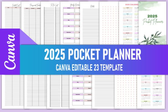 Editable 2025 Pocket Planner Canva KDP: A Practical Choice for Self-Publishers and Planners