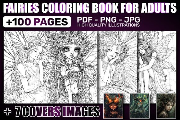 Fairies Coloring Book for Adults – KDP: A Strategic Creative Asset for Publishers and Wellness-Focused Creators