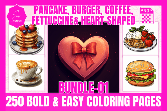 Food Coloring Pages Bundle-01: A Practical Asset for Today’s Digital Creators