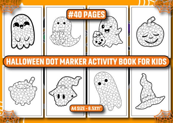 Halloween Dot Marker Activity Book KDP