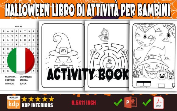 Halloween Libro Di Attività Per Bambini