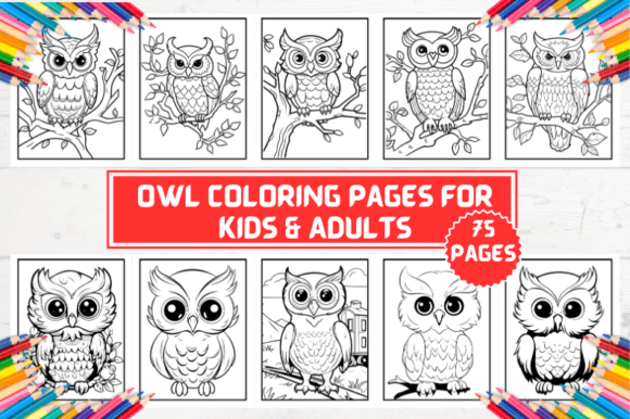 Owl Coloring Pages for Kids