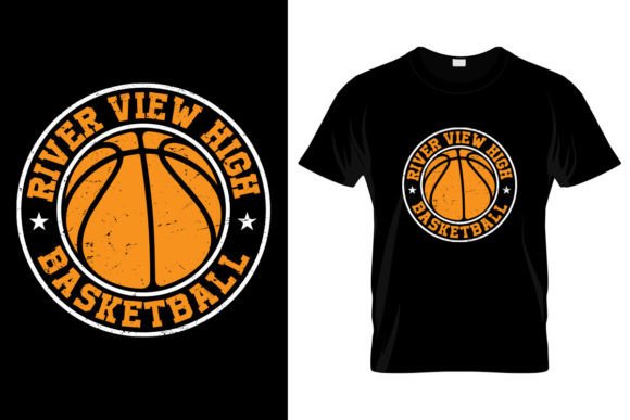 River View High Basketball: A Versatile Design Asset for School Spirit and Creative Commerce