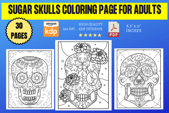 Sugar Skulls Coloring Pages for Adults: A Creative, Cultural, and Calming Digital Experience