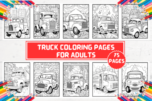 Truck Coloring Pages for Kids